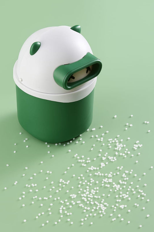 Mini Dustbin - Sleepy Bear Design (Assorted Color)