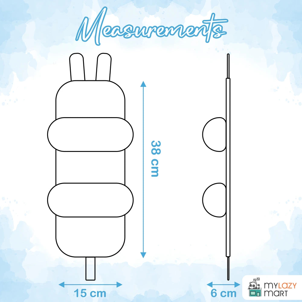 Baby Shaping Head Support Pillow - (Blue/Pink)