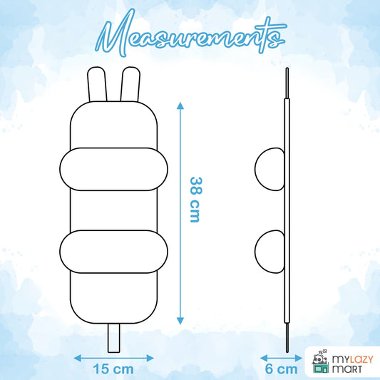 Baby Shaping Head Support Pillow - (Blue/Pink)