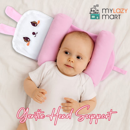 Baby Shaping Head Support Pillow - (Blue/Pink)