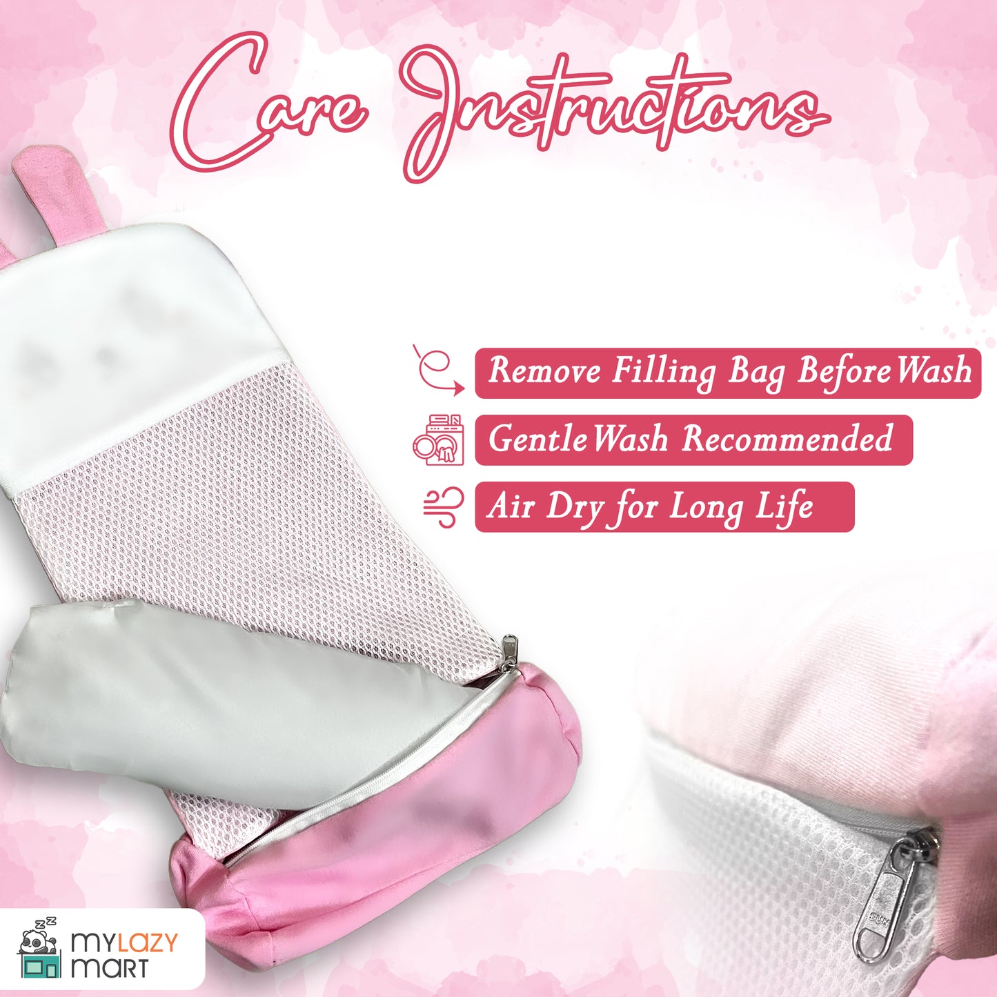 Baby Shaping Head Support Pillow - (Blue/Pink)