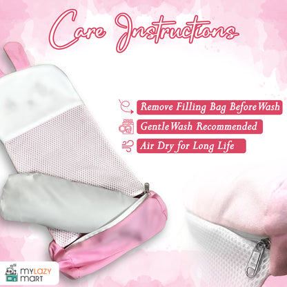 Baby Shaping Head Support Pillow - (Blue/Pink)