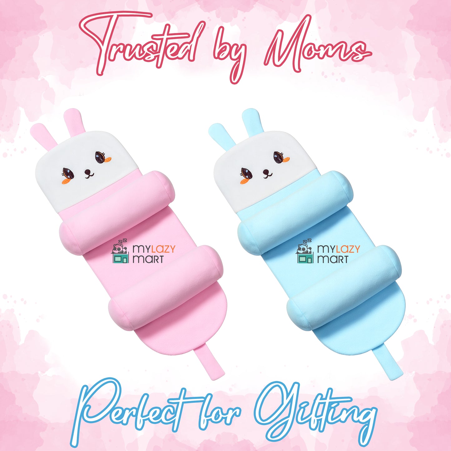 Baby Shaping Head Support Pillow - (Blue/Pink)