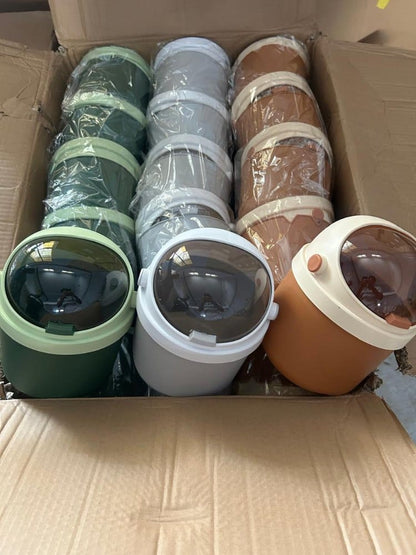Mini Dustbin - Astronaut Design (Assorted Color)